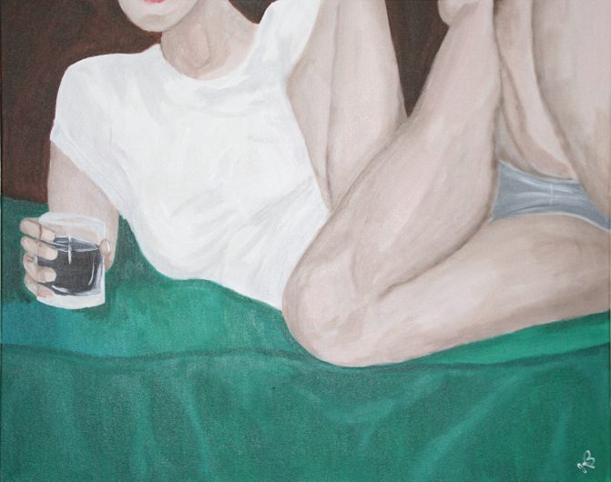 self portrait painting