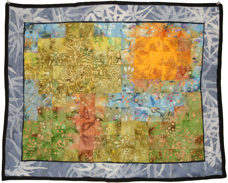 quilt collage batik
